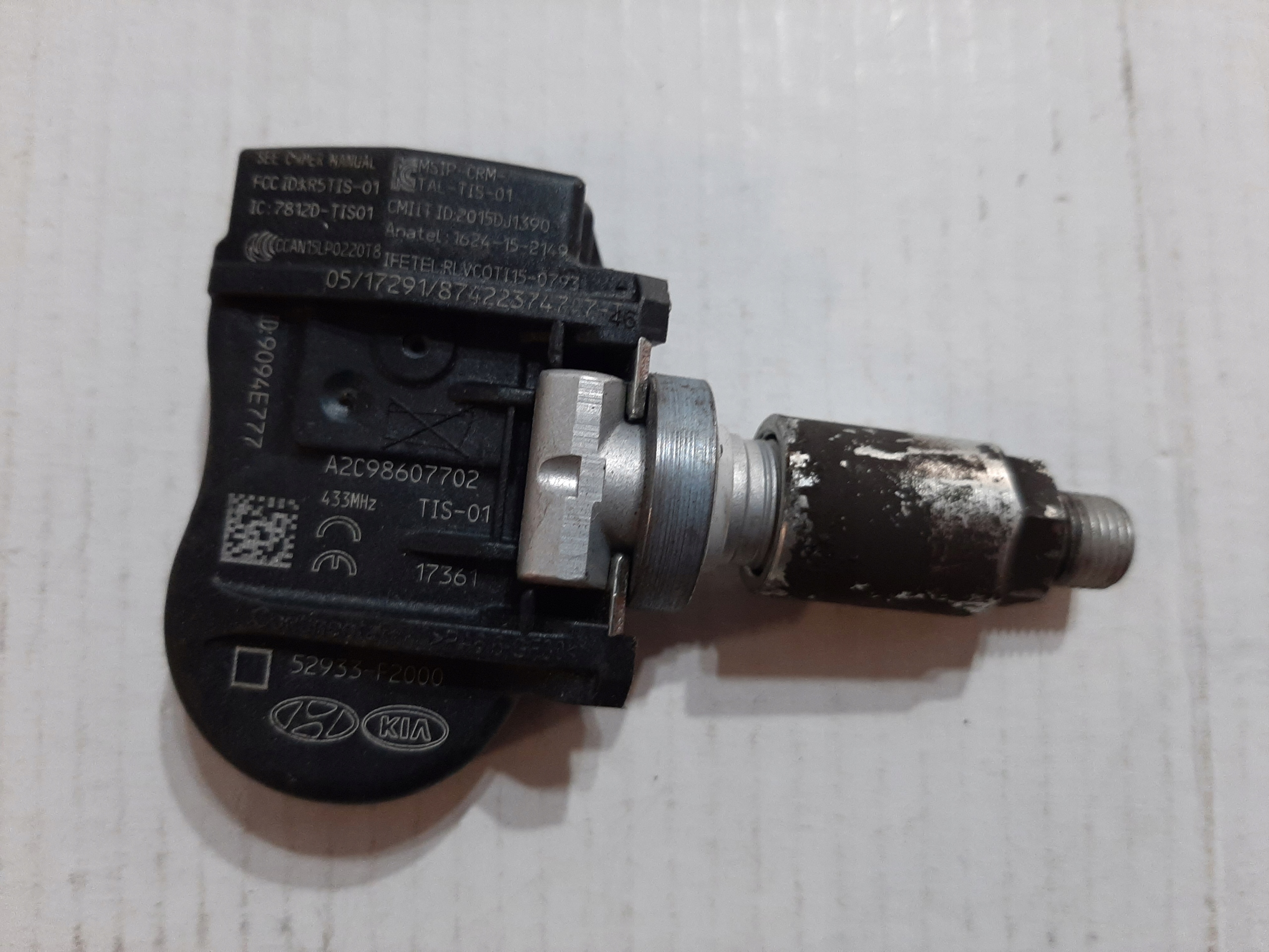 TPMS HYUNDAI i30 III KONA 52933-F2000
