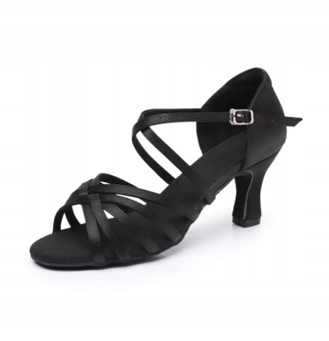Buty Do Tańca R 39 Latino 24,5 CM Obcas 7 CM Damskie 451