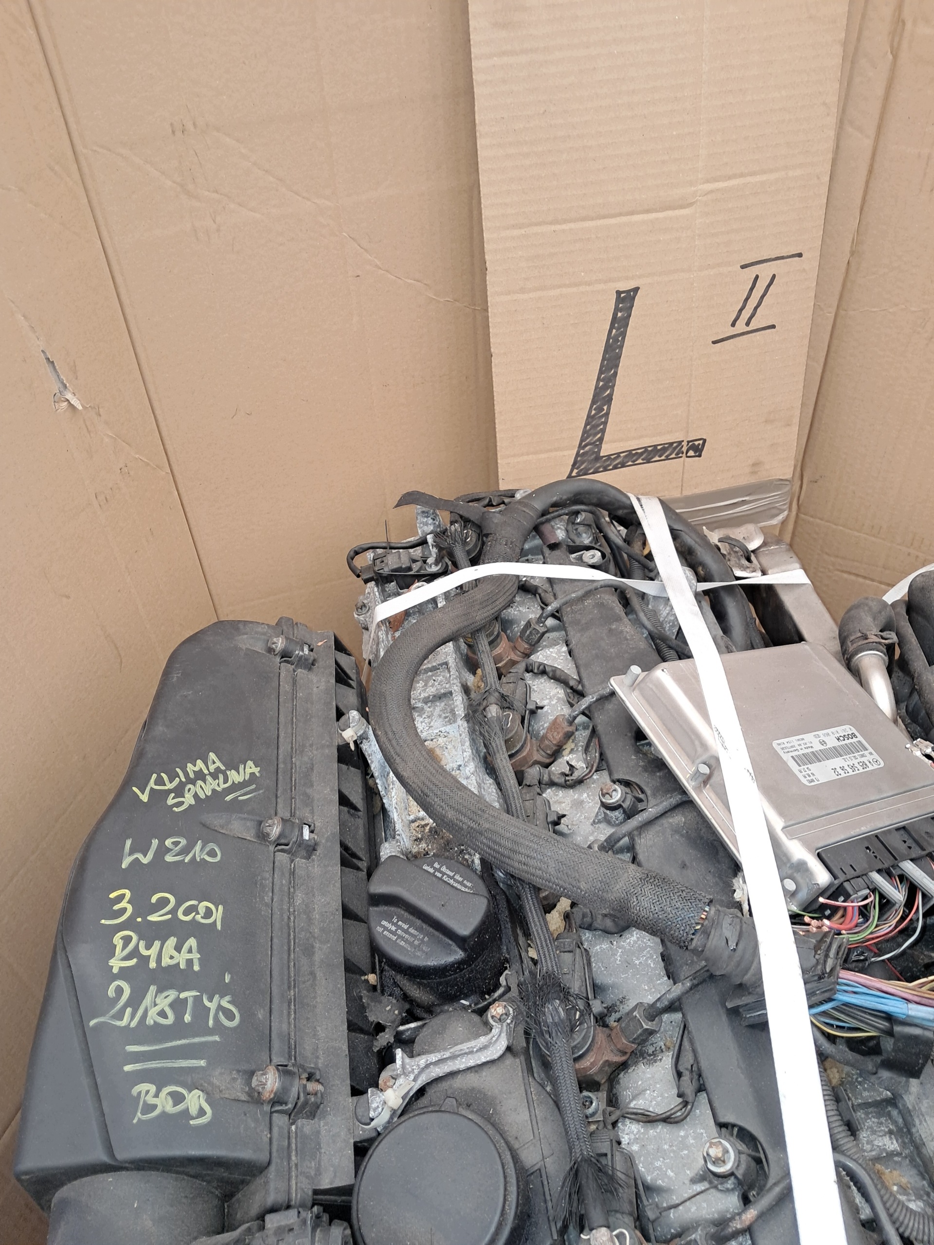 engine 3.2CDI 6R 613.960 complete SWAP Z bundle MERCEDES W210 PEWNIAK