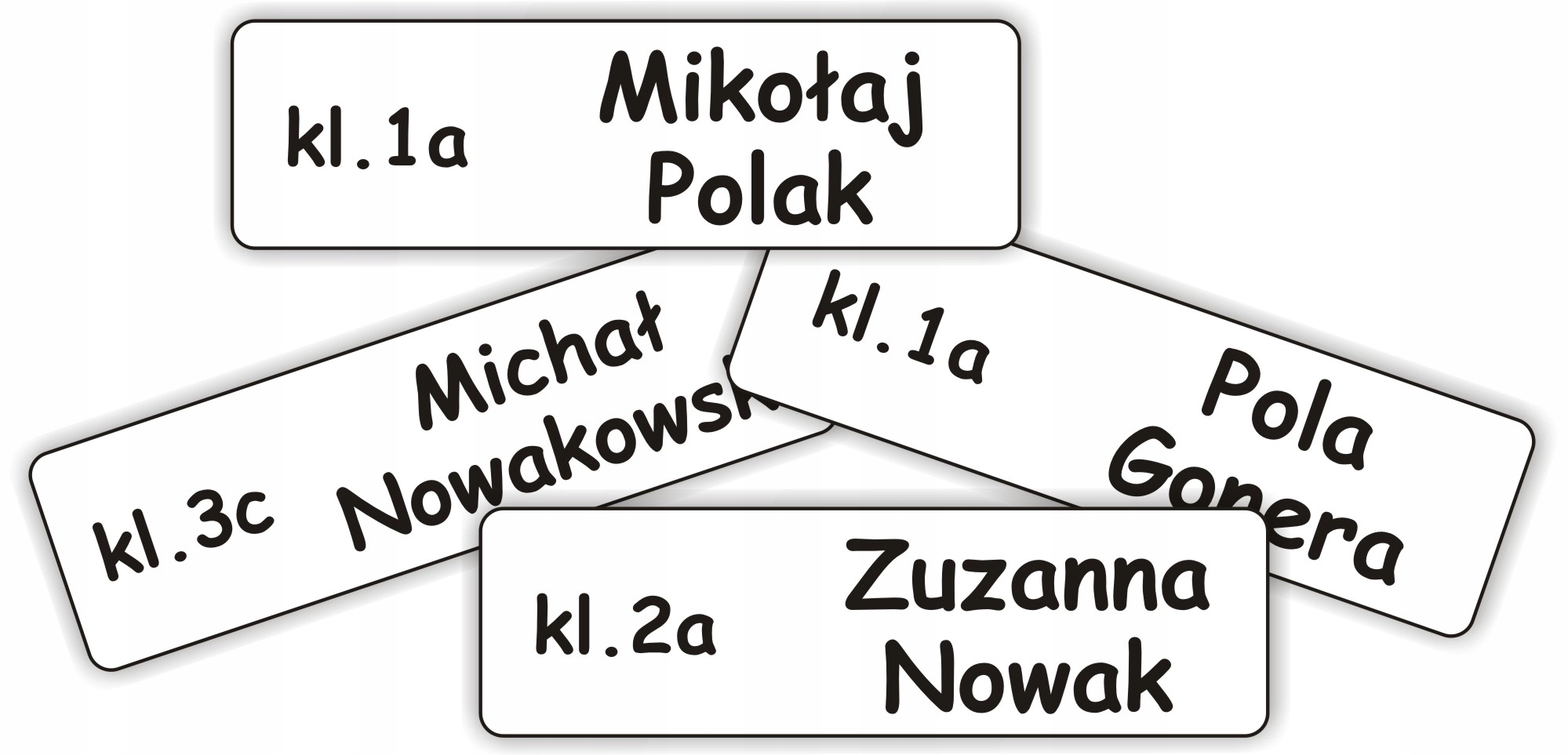 Naklejki imienne, imiennik