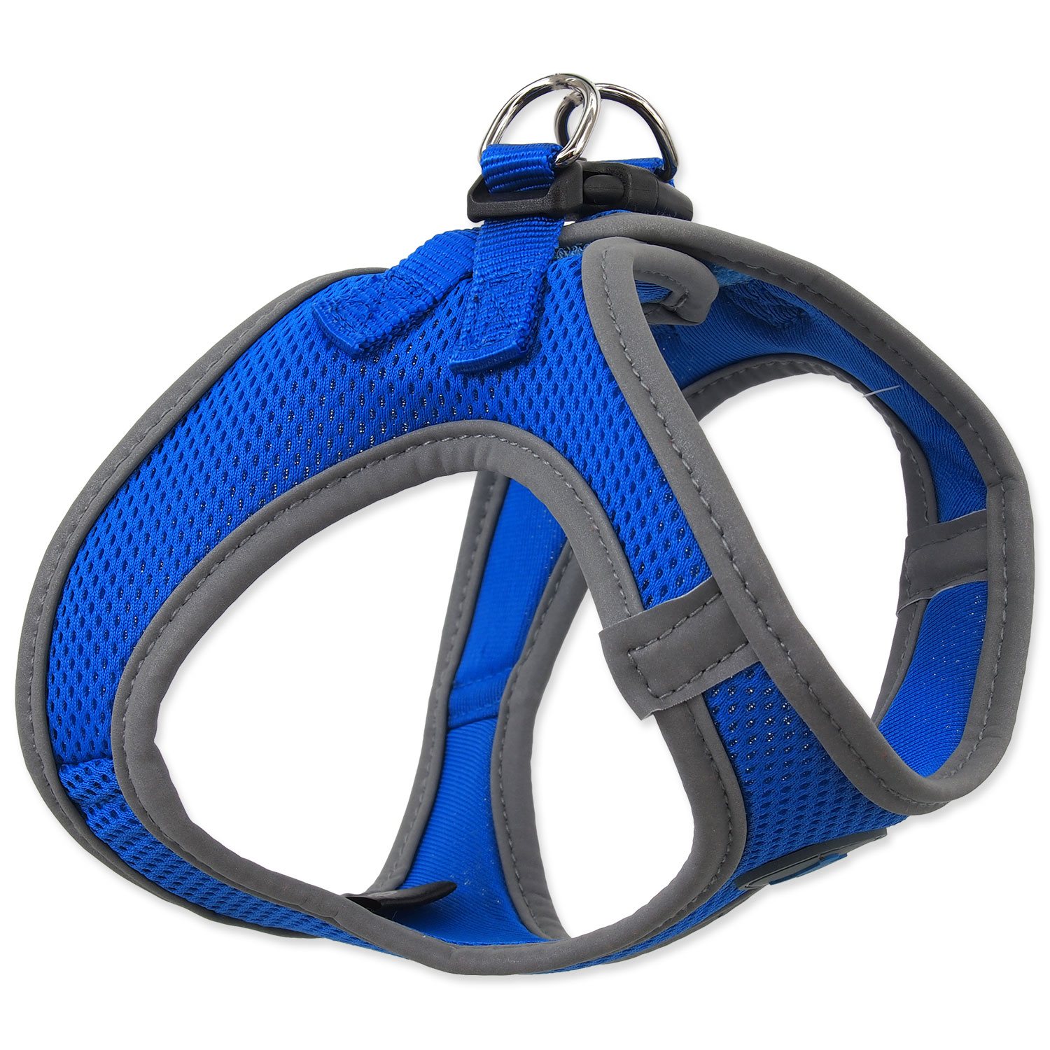 Levně Postroj Dog Fantasy Puppy XL modrý 53-58cm