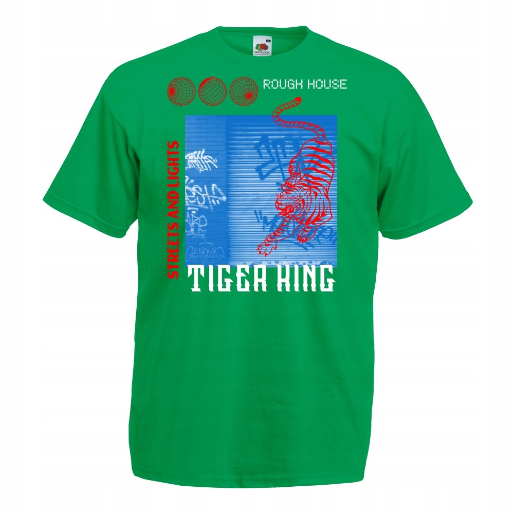 

Koszulka tiger king tygrys M zielona
