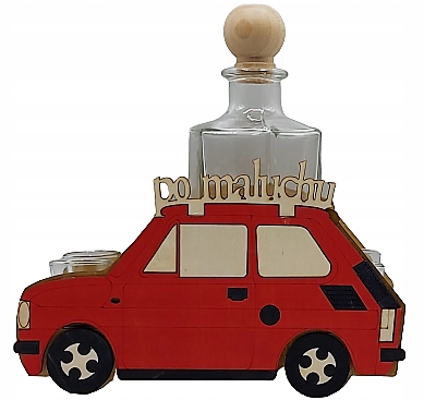 

Zestaw Karafka Kieliszki Maluch Fiat 126P