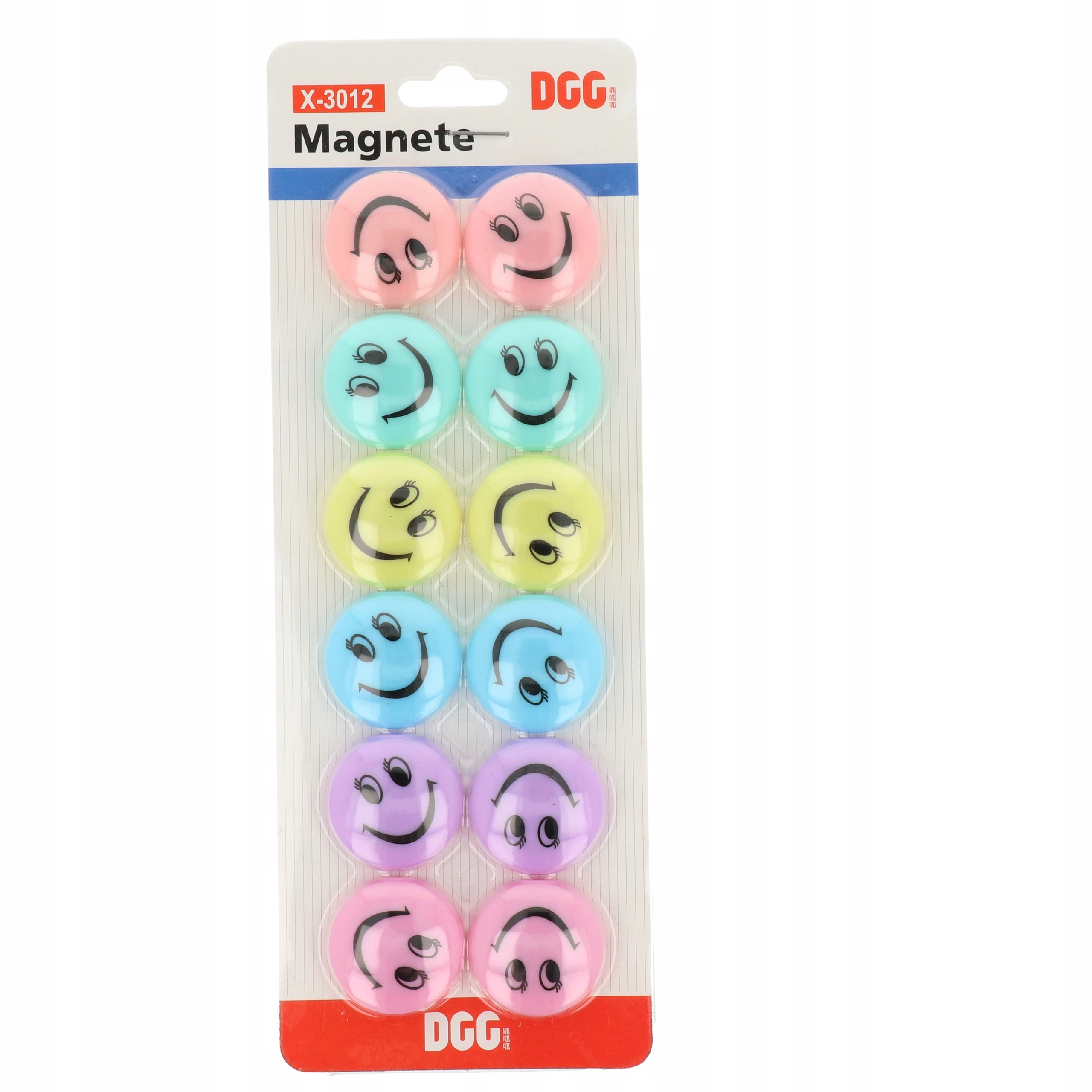 BUŹKI MAGNESY NA LODÓWKĘ TABLICE KOLOROWE ZESTAW MAGNESÓW PASTELOWE 12 szt. EAN (GTIN) 5905567740664