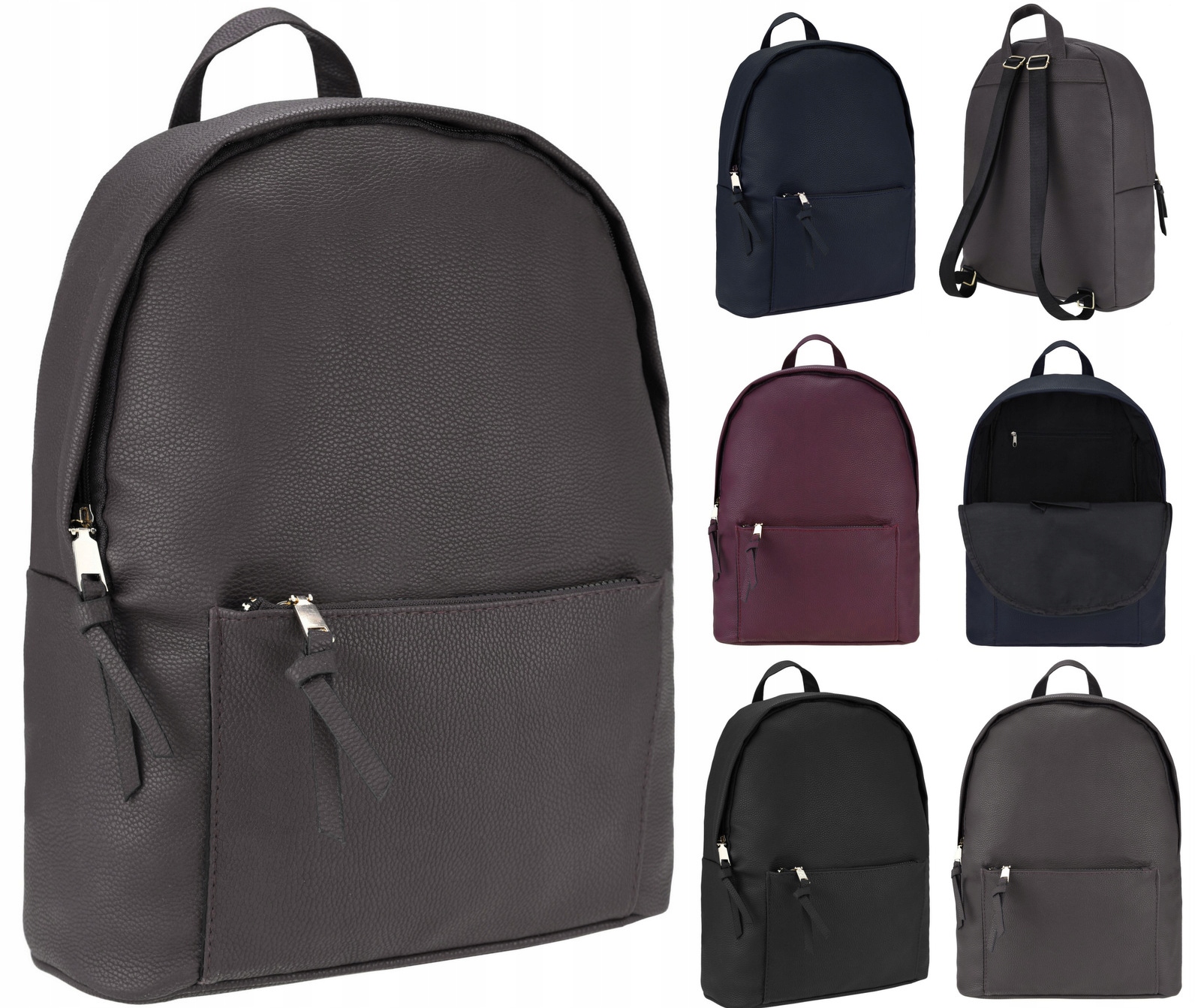 

Piękny Duży Stylowy Plecak Damski Miejski A4 FB327