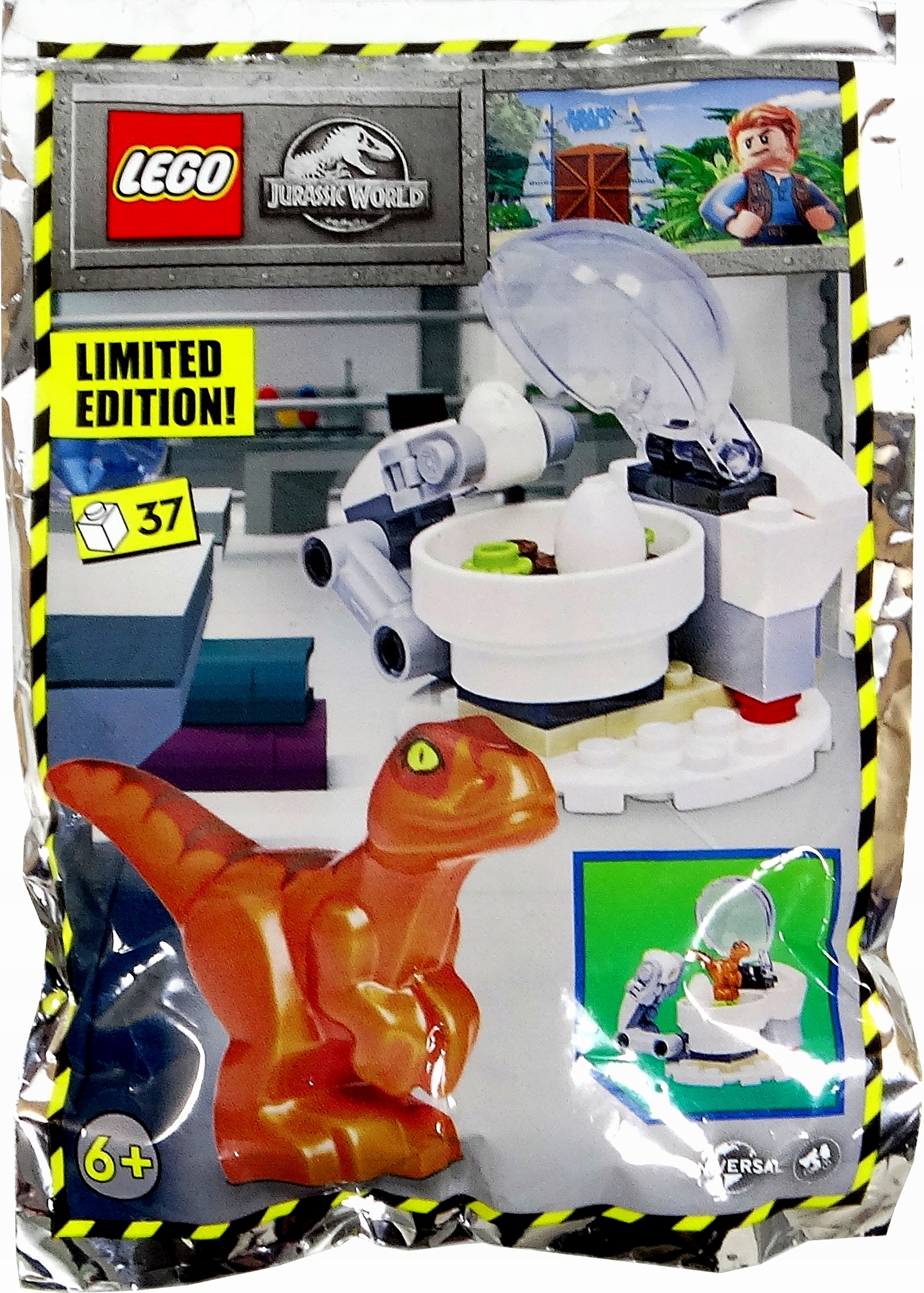LEGO JURASSIC WORLD FIGURKA HENRY WU LABORATORIUM 122112 SASZETKA Allegro FastBox 10857541020
