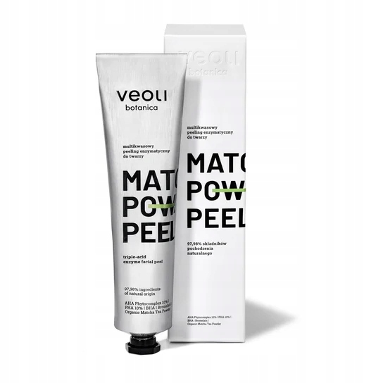 Veoli Botanica Matcha Peel Power multikyselý pleťový peeling 75 Ml