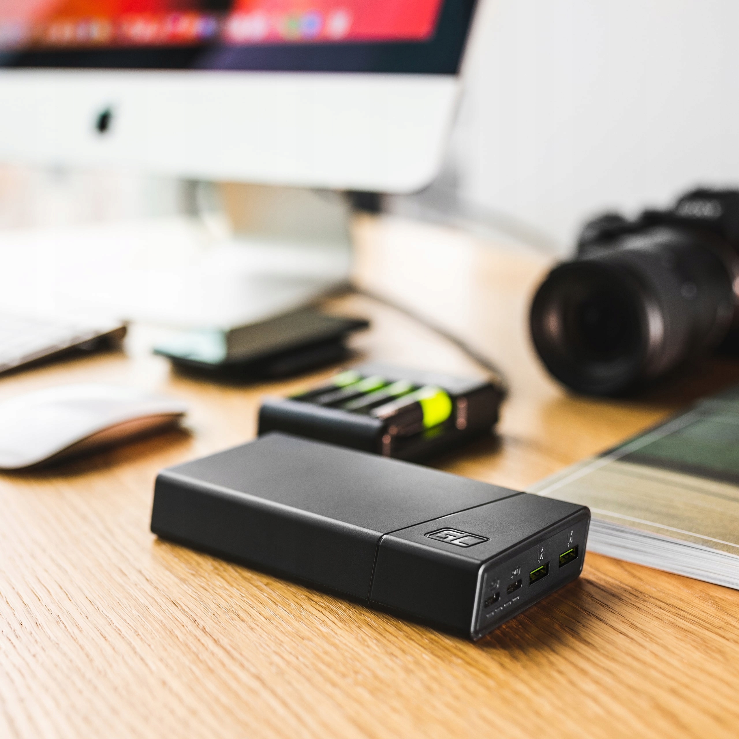 POWER BANK 20000mAh GREEN CELL 18W PD USB-C QC POWER DELIVERY QUICK CHARGE Marka Green cell