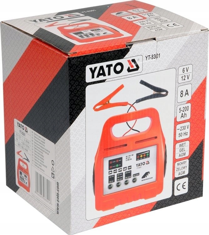 Yato YT-8301 Prostownik elektryczny 6/12V 5-200Ah Marka Yato