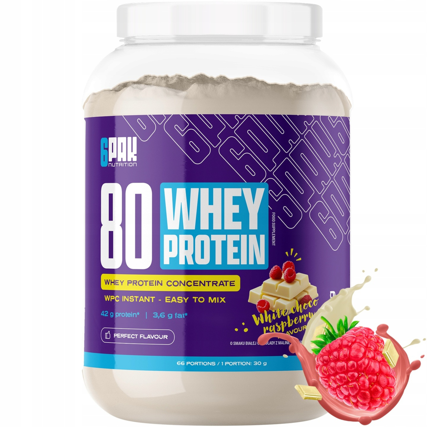 Protein XXL Velký Syrovátkový Protein Bcaa 2KG Syrovátkový protein Wpc 100%