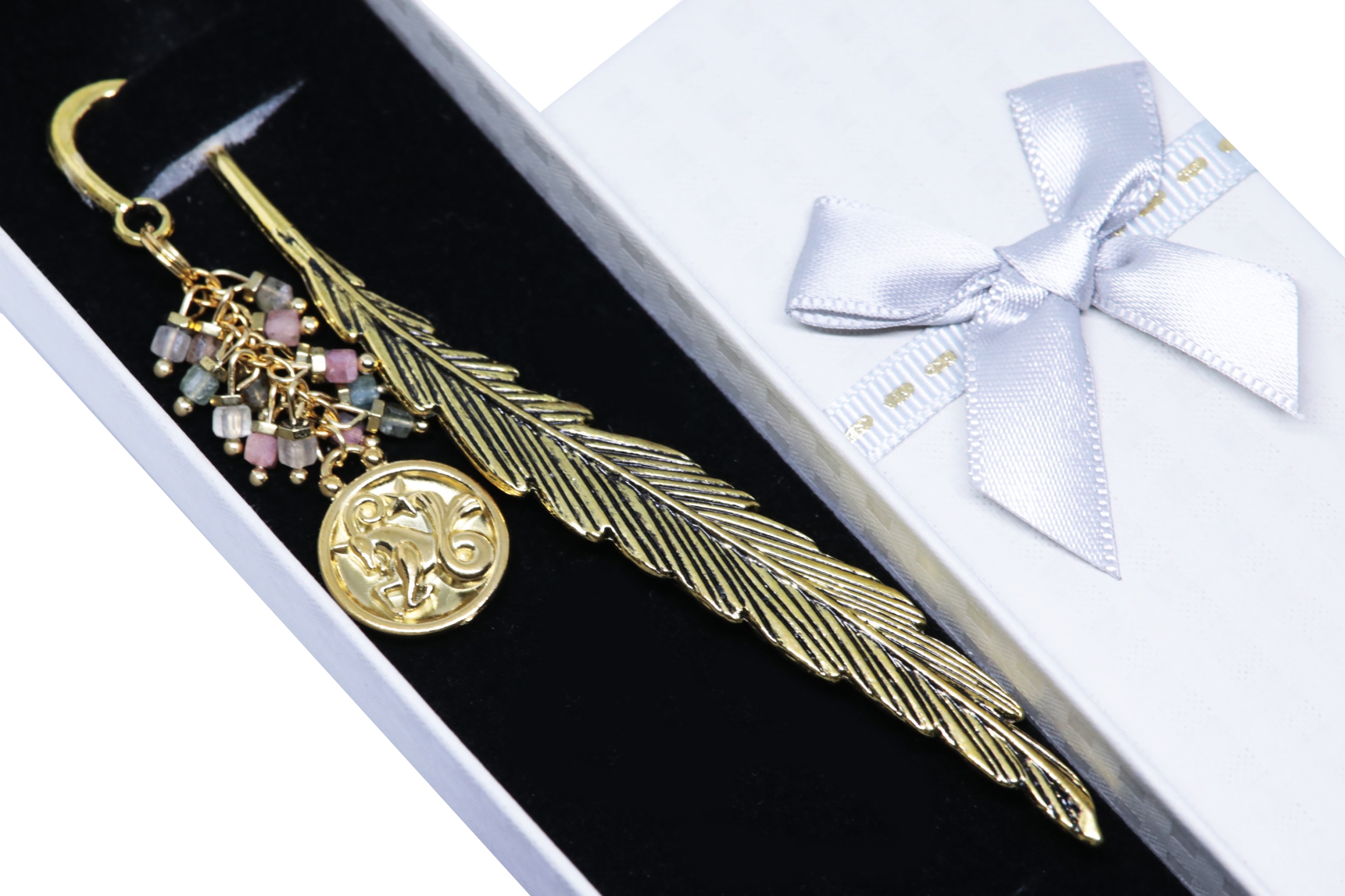 jedinečná Záložka Do Knihy Premium znamení zvěrokruhu Kozoroh turmalín