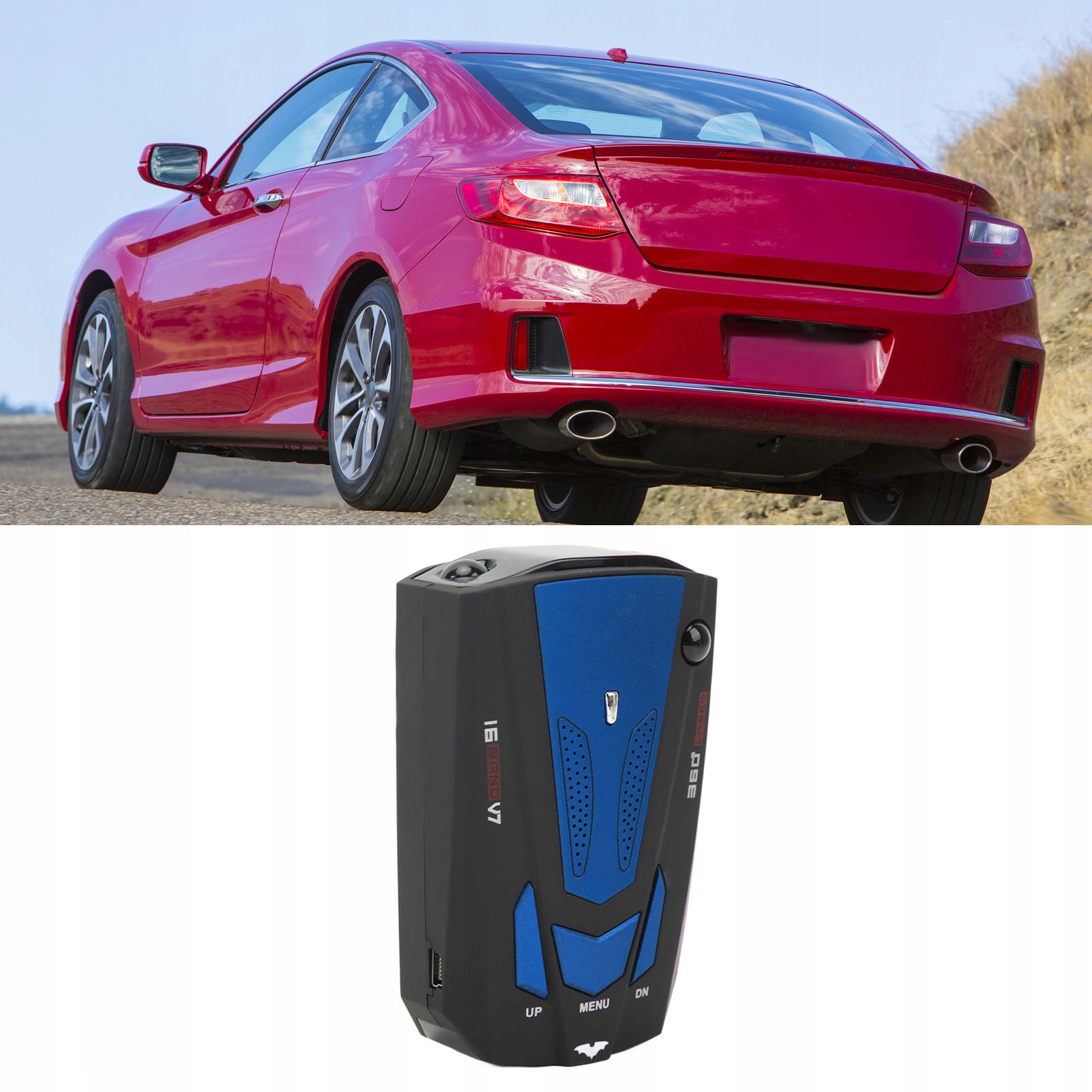 WYKRYWACZ RADARÓW SAMOCHODOWYCH OCHRONA 360 STOP Model 1610220083711