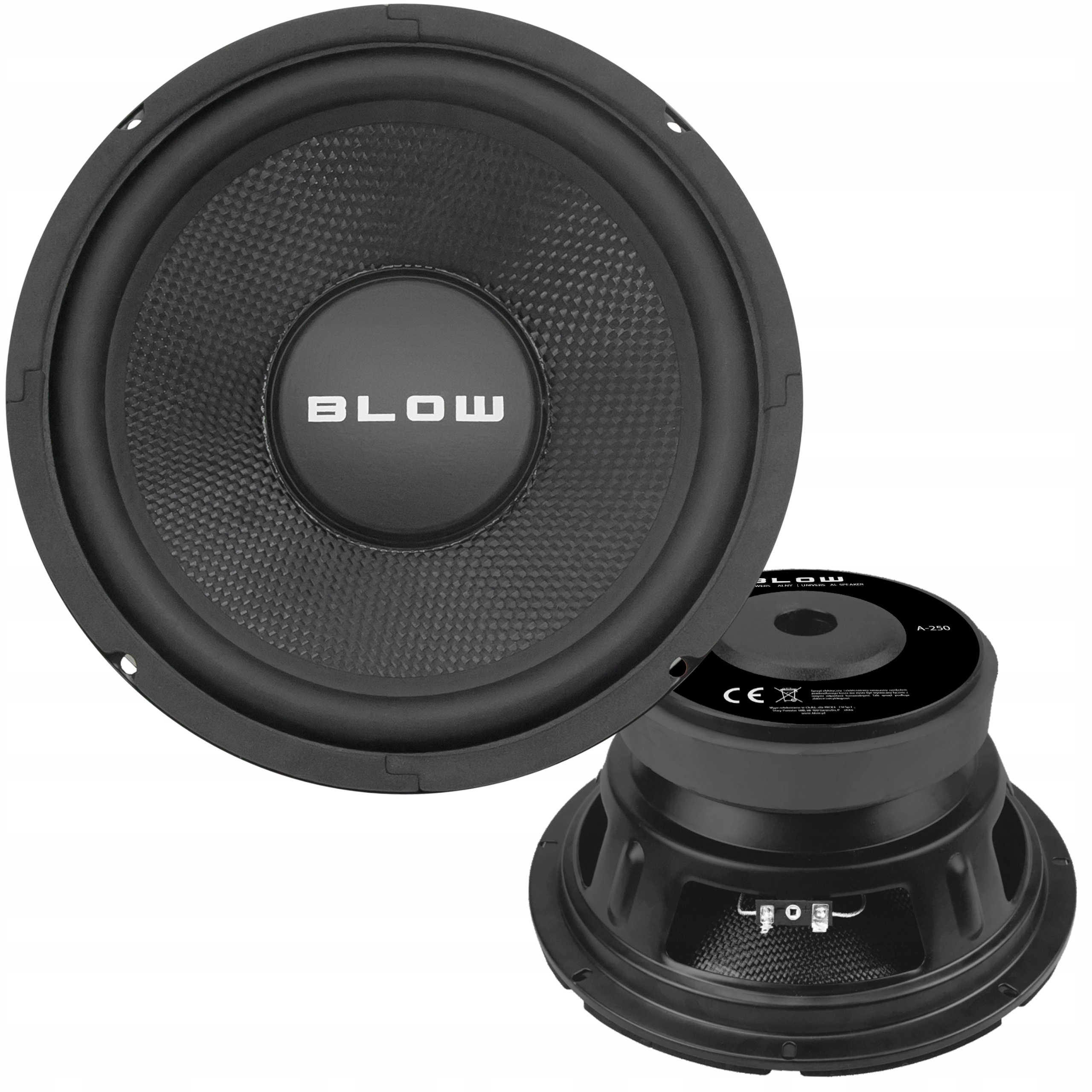MOCNY GŁOŚNIK SAMOCHODOWY NISKOTONOWY 400W 8Ohm WOOFER 10