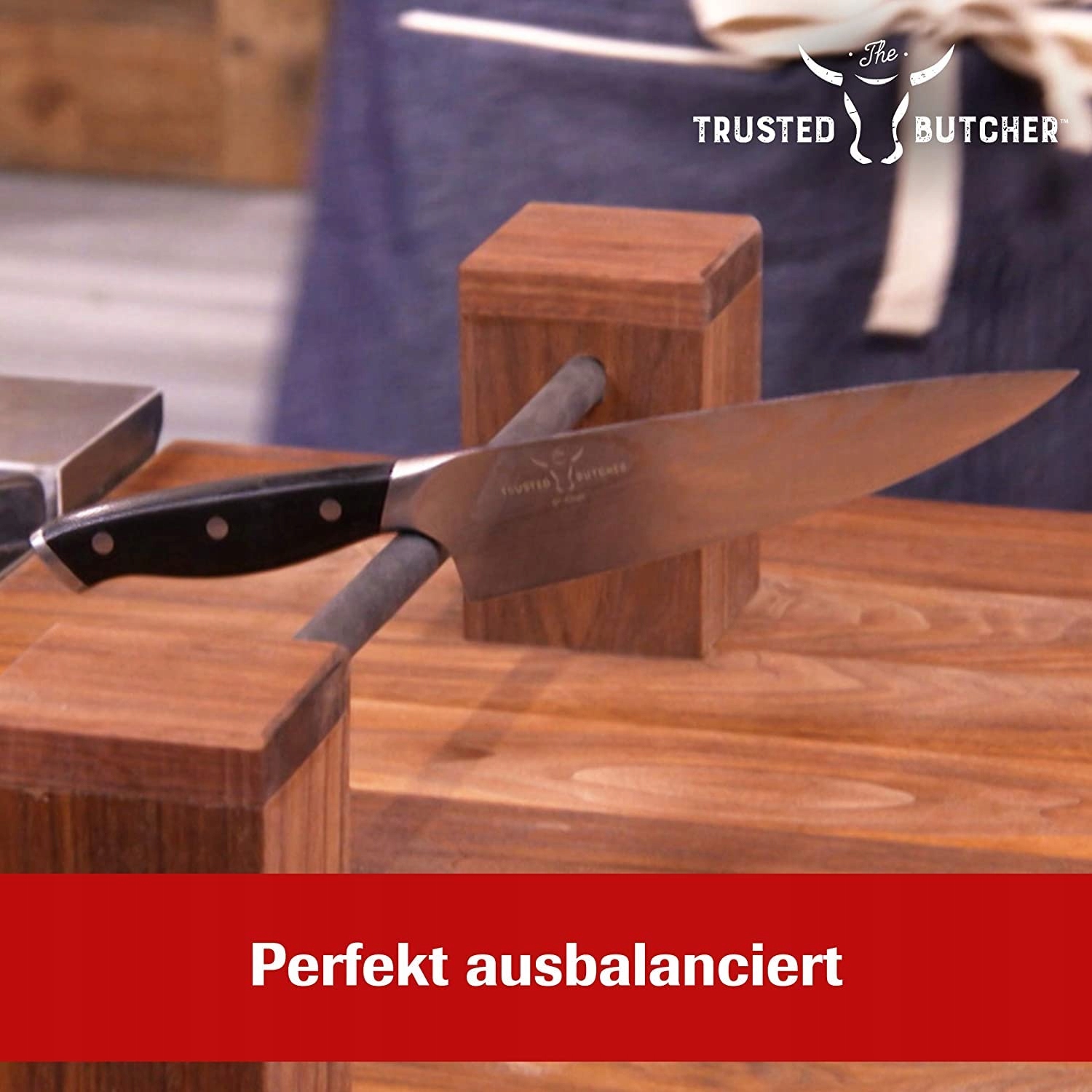 Mediashop Zestaw Noży Kuchennych 4 Sztuki Z Termometrem Do Mięsa — miniatura 3