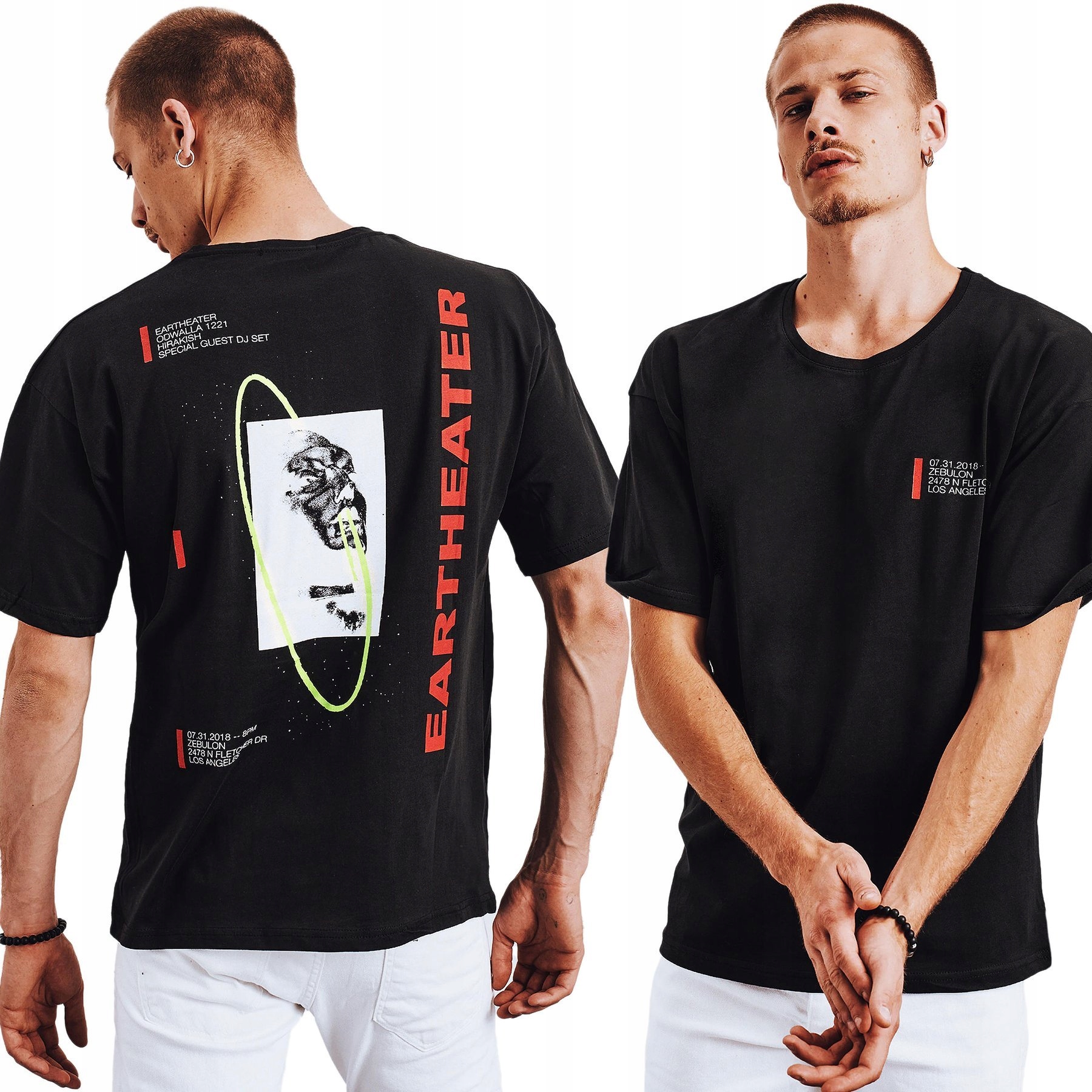 

Męska Koszulka T-shirt Z Nadrukiem rx4657 - L