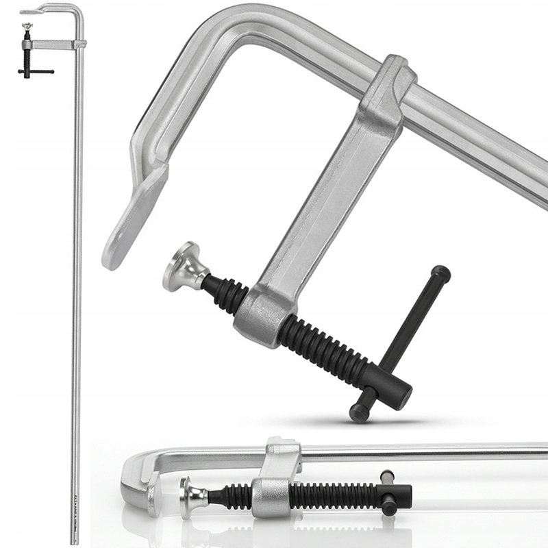 Ścisk Ślusarski 1000x120 Kuty F Stalowy Stolarski Spawalniczy Zacisk