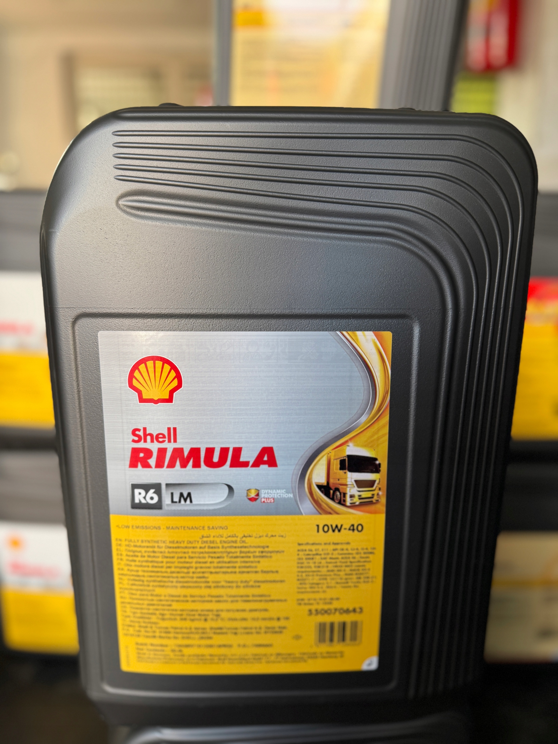 Olej silnikowy Shell Rimula R6 LM 10W-40 20l Najnowsze Opakowania