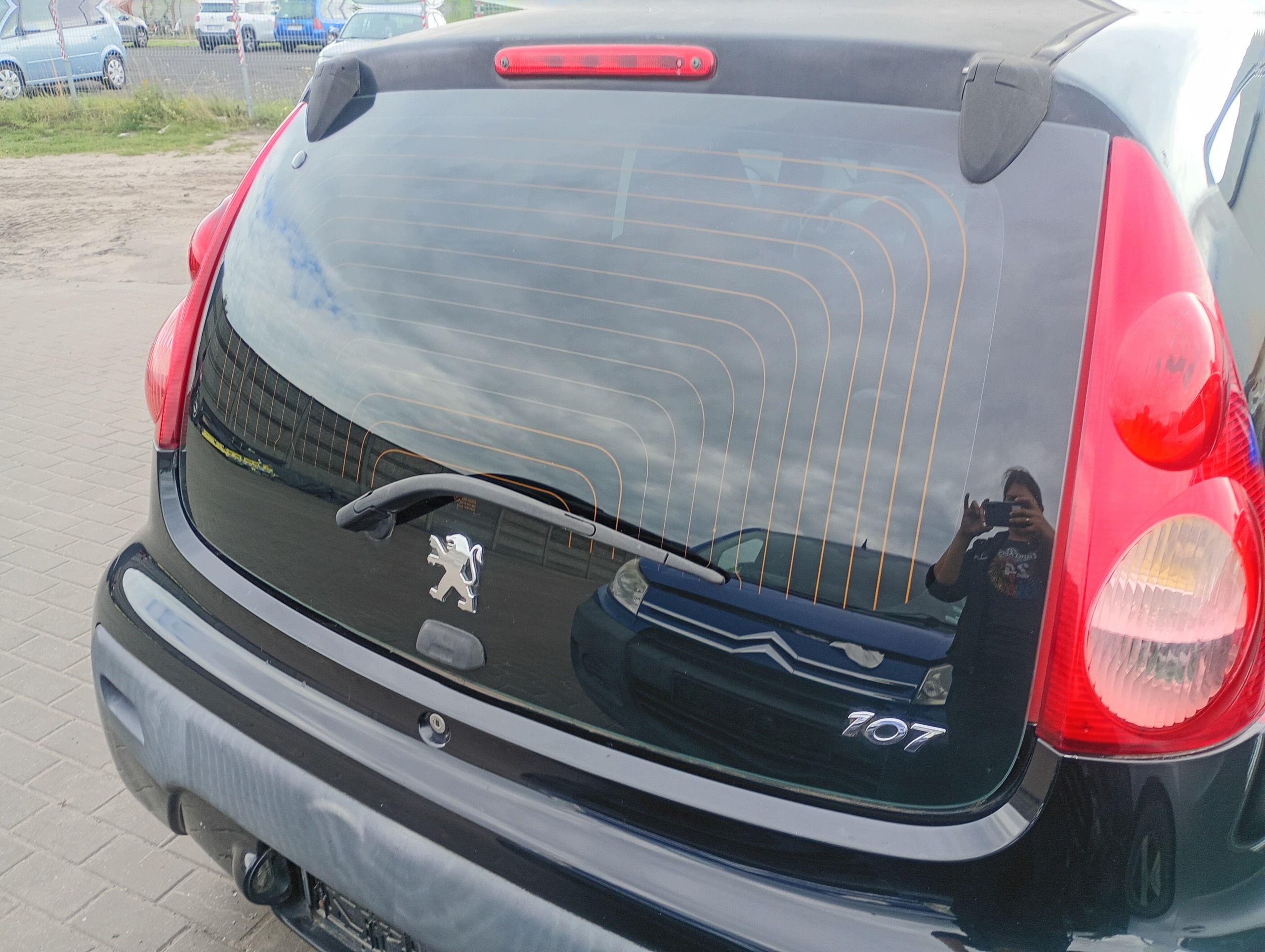 boot doors rear part boot window rear Peugeot 107 FL 08-14