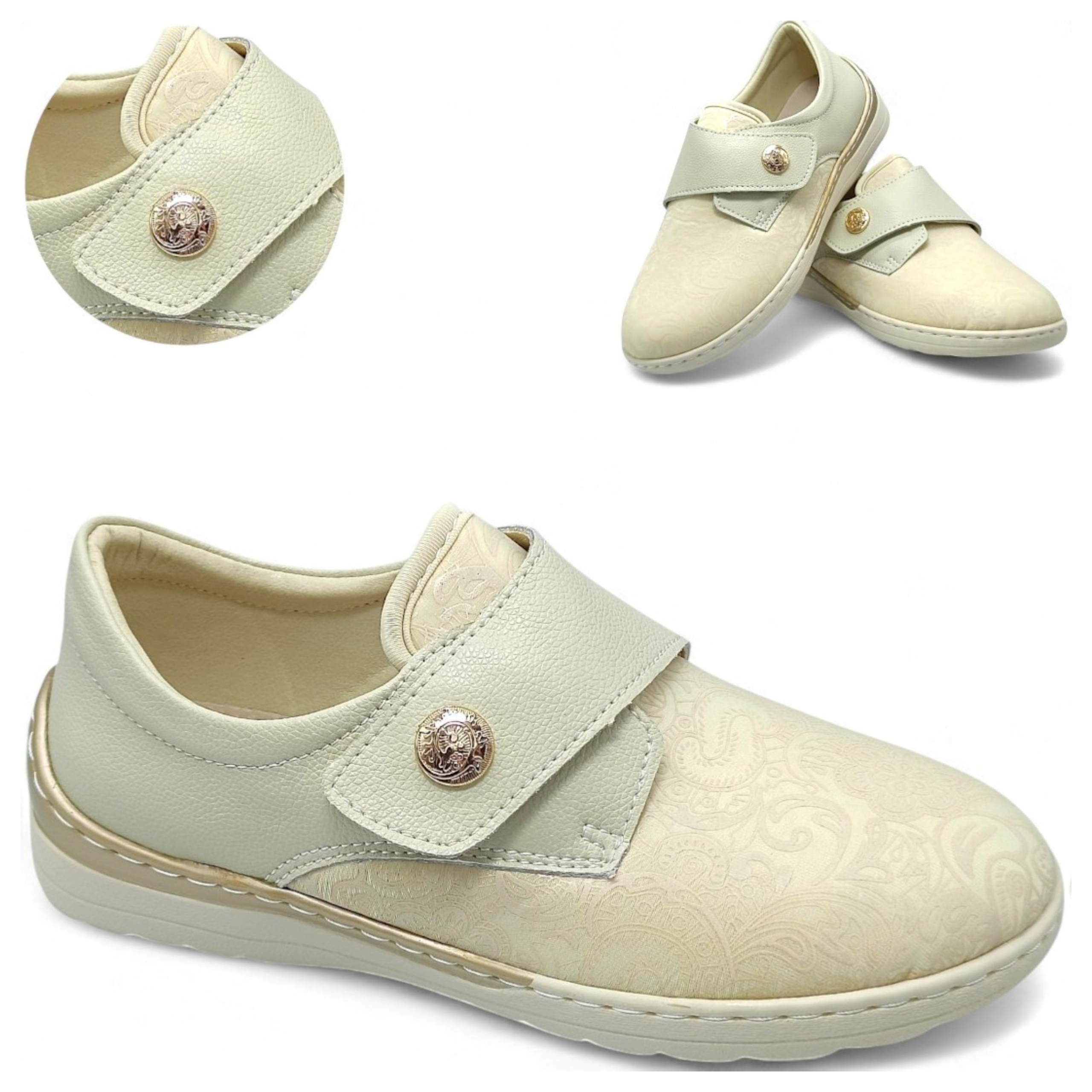 Dámské kozačky Kožené 40 Rzepy Měkké prodyšné boty Unisoft Pohodlné