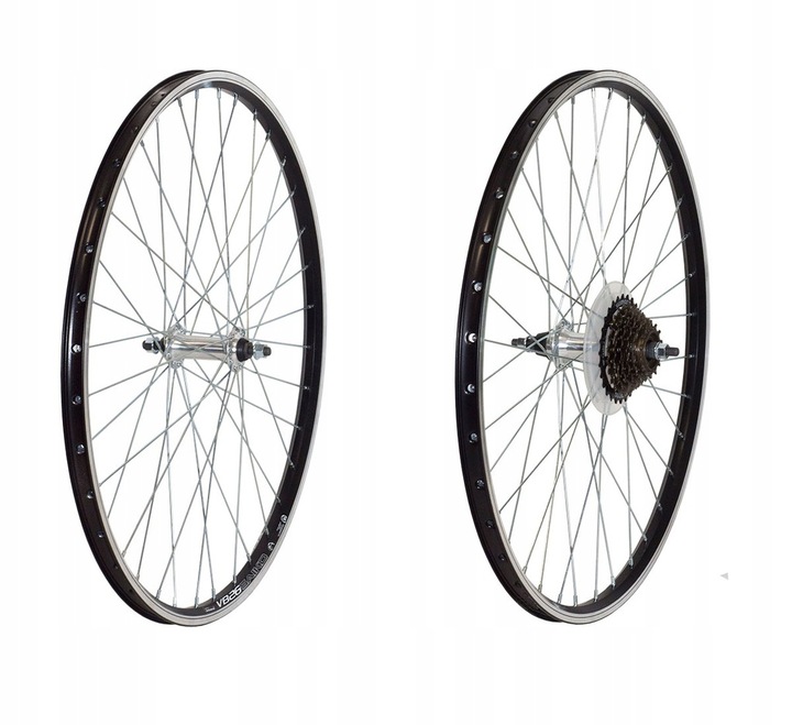 Kolo 27,5 Palců Přední Zadní Volnoběžka Shimano 7 Řad Alu