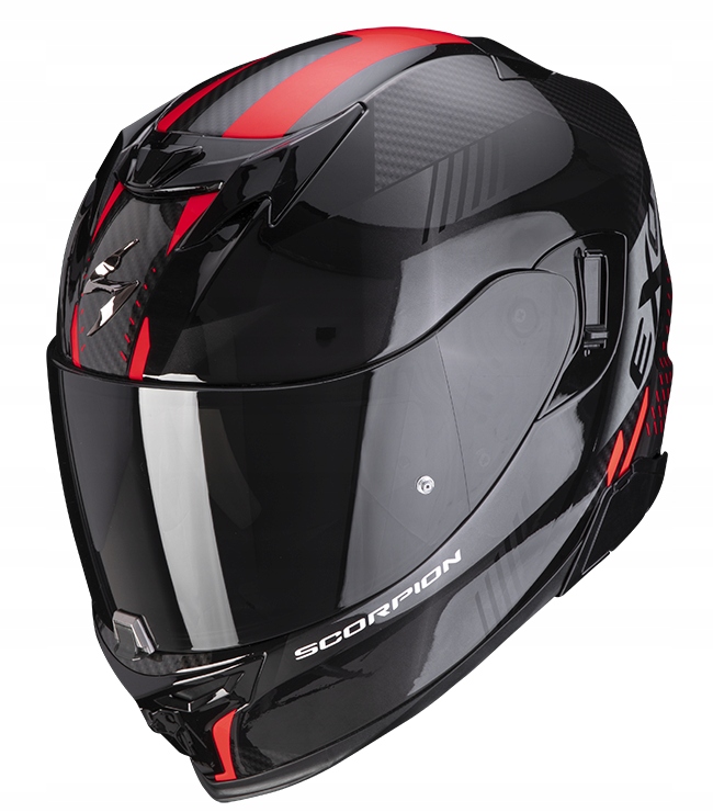 Scorpion EXO-520 Air Laten Black Red integrálna prilba s mixom XXL Predaj