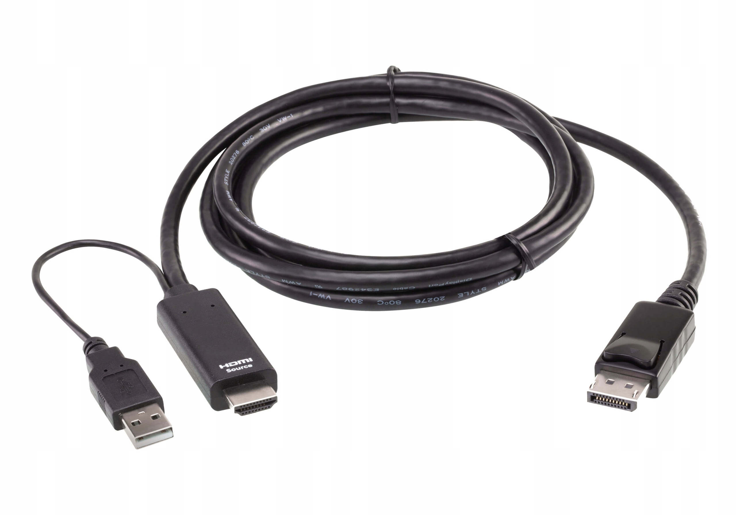 Kabel Aten 2L-7D02HDP Hdmi Usb 1,8m, 4K, Plug & Play, Pvc
