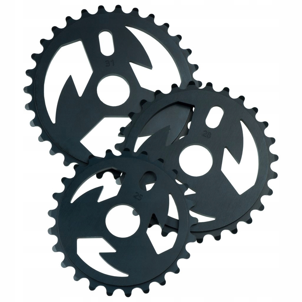 Zębatka Bmx Tall Order Logo czarny 25T