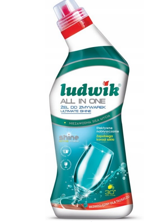 Gel do myčky 750 ml Ludwik All In One účinné čištění a ochrana 1 ks.