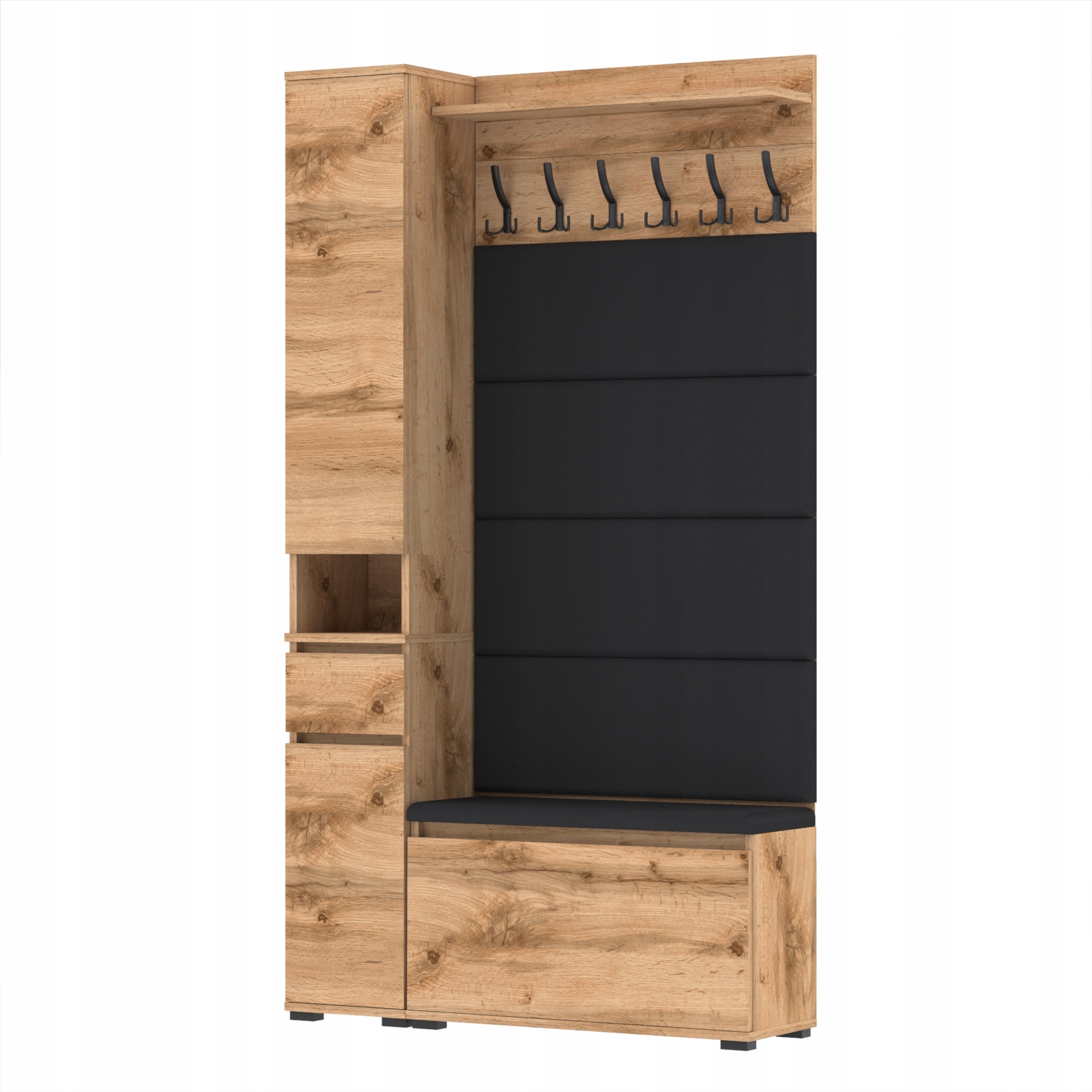 Garderoba 110x30D1N1 Supra30 VB80 4 Panele WP80 Wotan