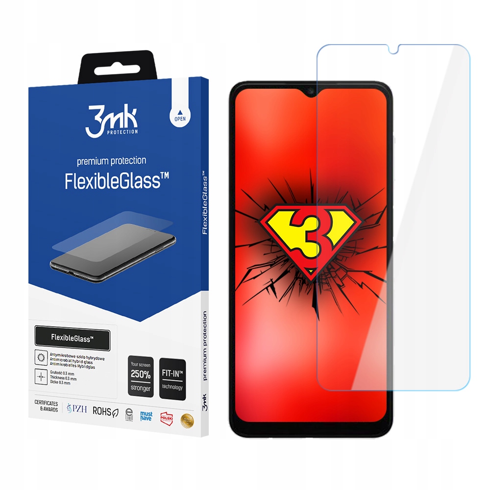

Szkło hybrydowe na Samsung Galaxy A04s 3mk Glass