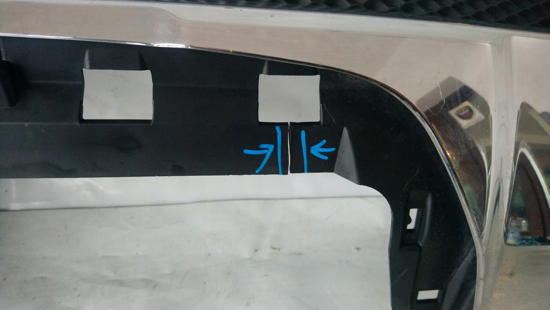 Diffuseur Pare choc Arrière CHROM MERCEDES ML 166 AMG