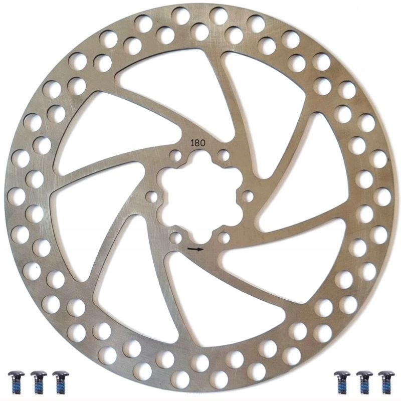 Tarcza hamulcowa 180 mm SRAM mocowana na 6 śrub