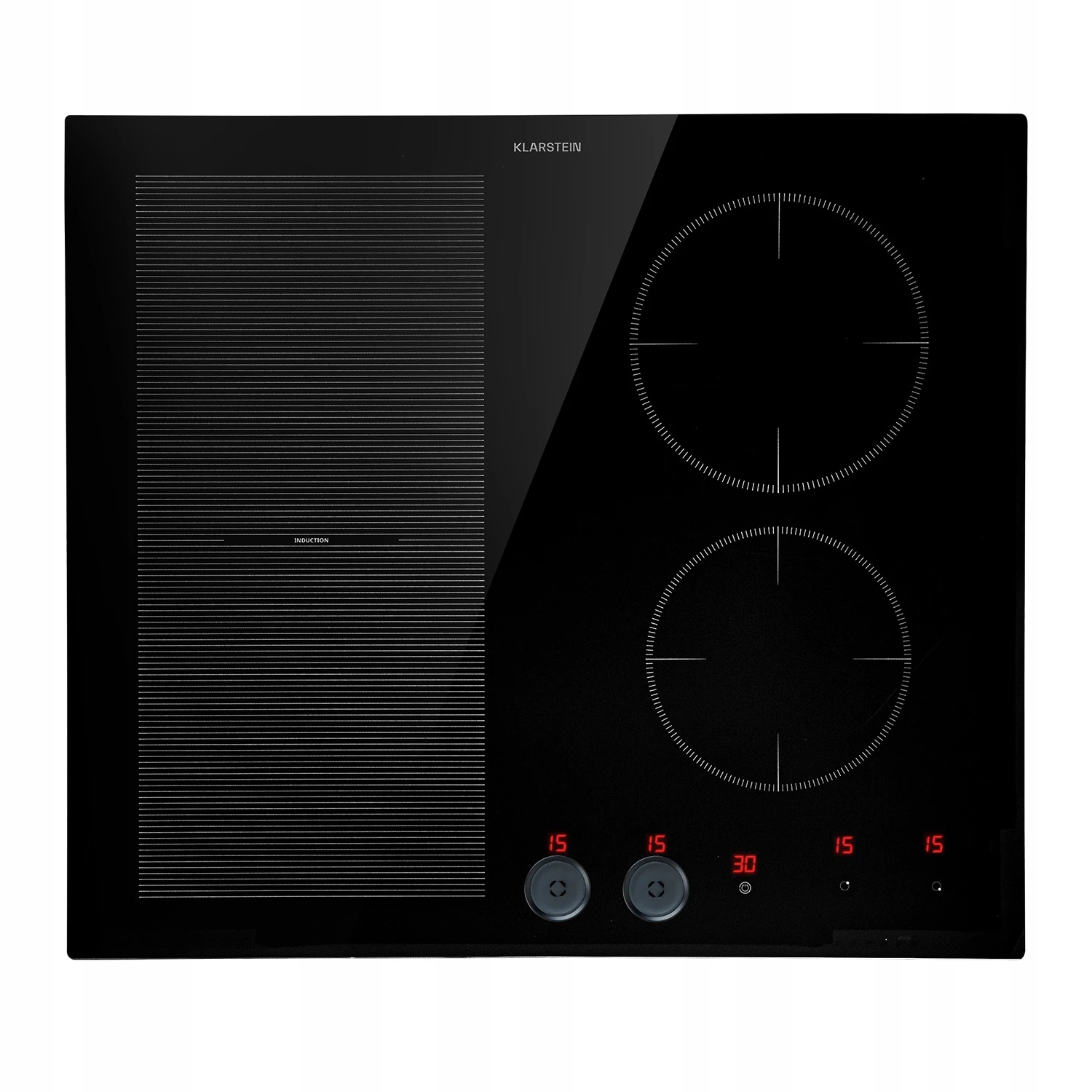 Płyta Indukcyjna Do Zabudowy Klarstein 58CM Booster 4 Pola 7000W Czarna