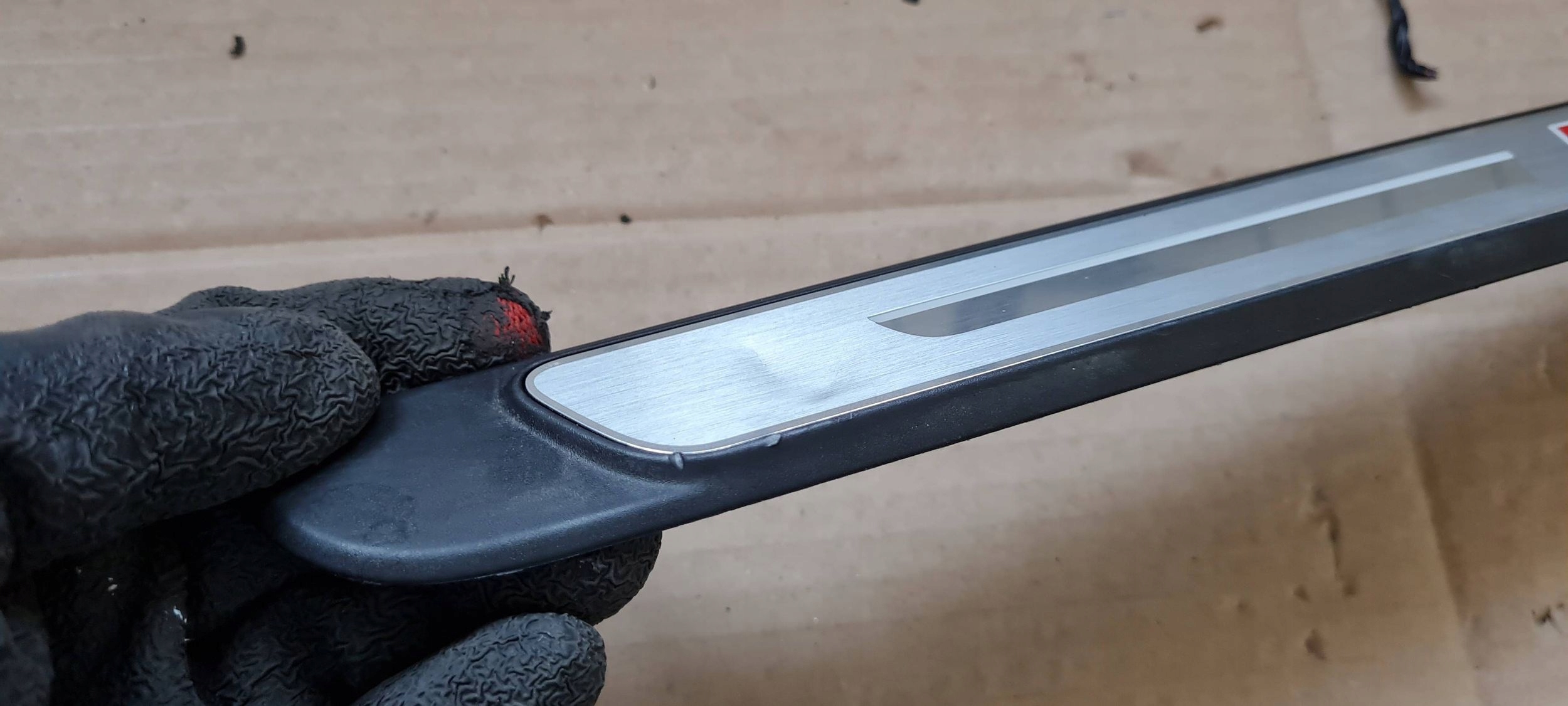 S3 8Y A3 LIFT moulding cap threshold LED left front SLINE 8Y0947417A