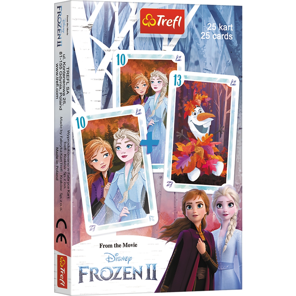 

Trefl Frozen II Anna Elsa Karty Piotruś 25 kart 4+
