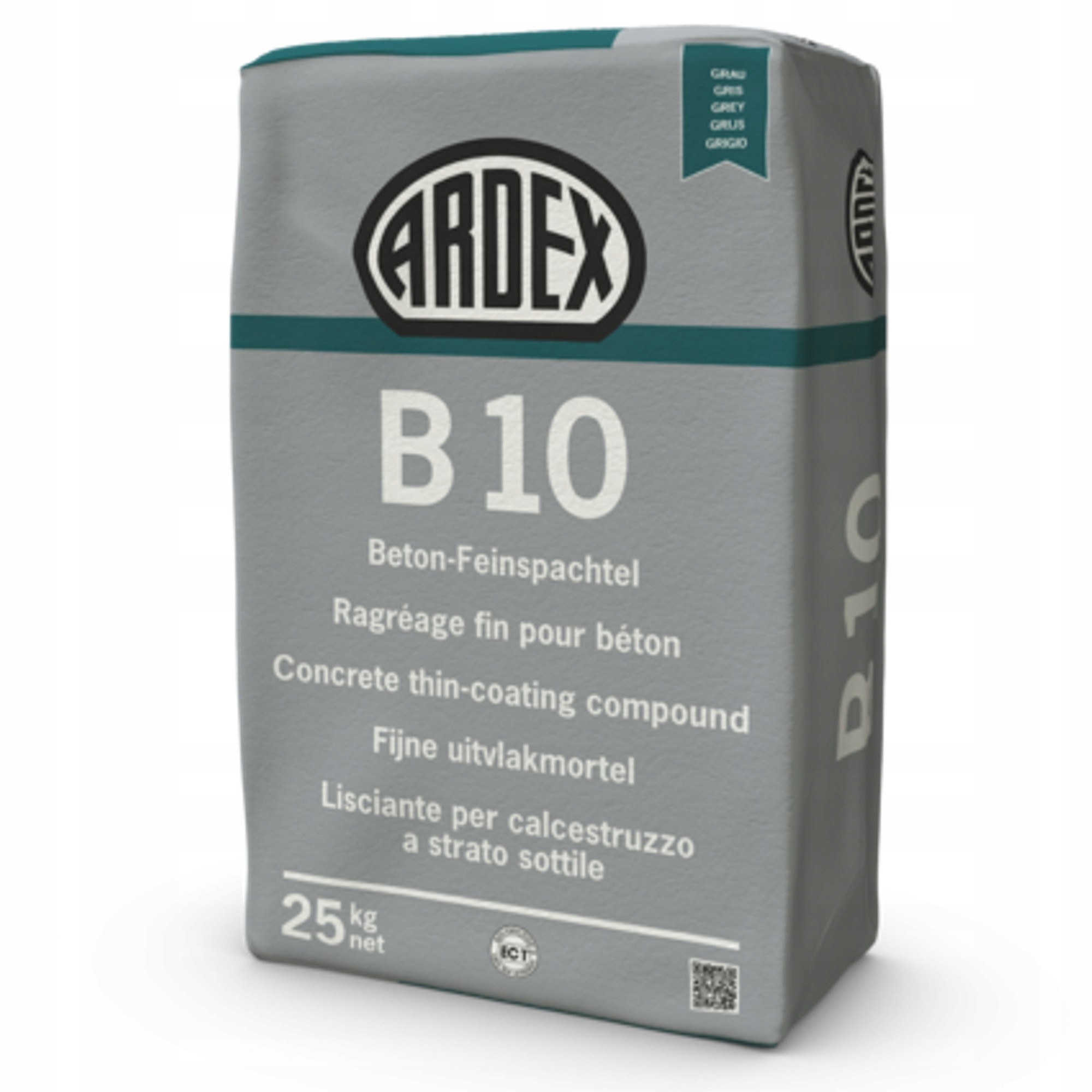 Ardex B10 vyplňování škrábanců pórů, tmelení 25 kg