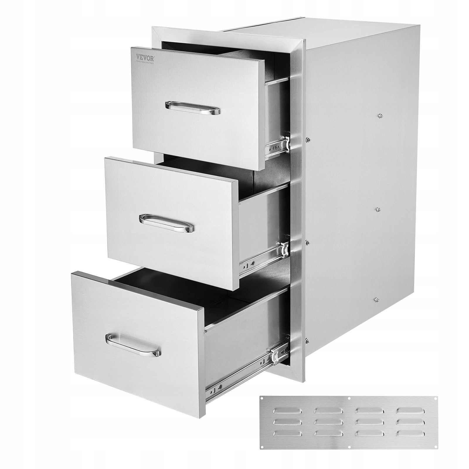 Zásuvky do venkovní kuchyně 41x72x52 nerezová ocel pro Bbq a patio