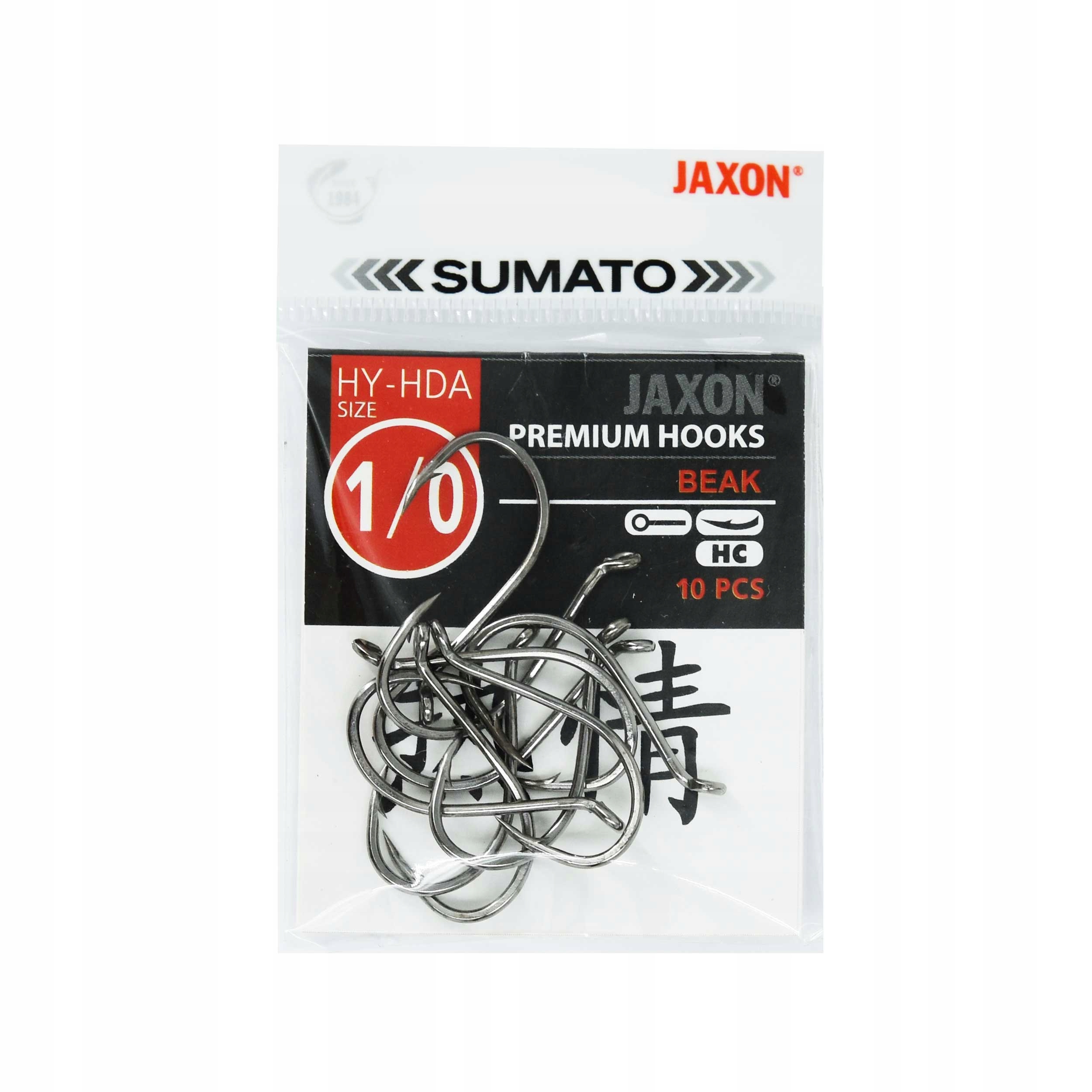 

Haczyki Sumato Beak r.1/0 op.10szt-czarny Nsb