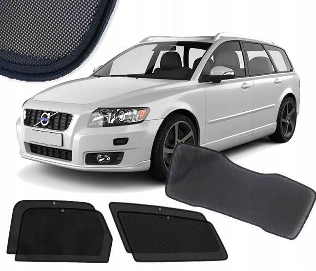 Zasłonki dedykowane do VOLVO V50 (2004-2012)