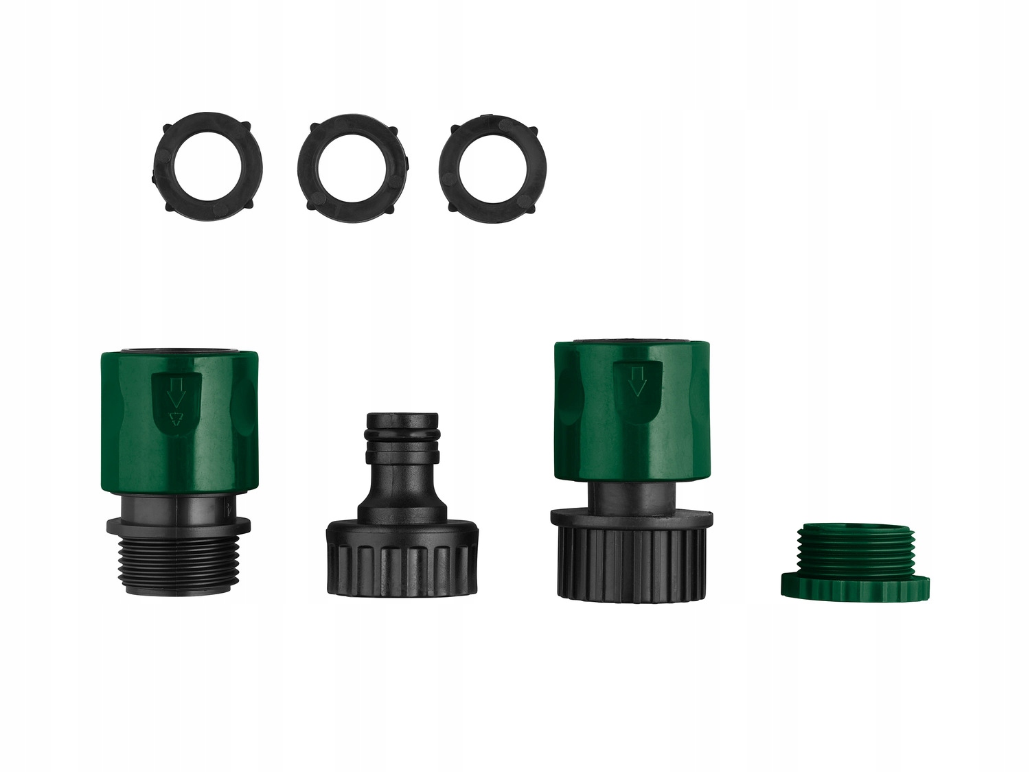 WĄŻ OGRODOWY ROZCIĄGLIWY ELASTYCZNY PARKSIDE Z ZESTAWEM ZŁĄCZEK 1/2 3/4 30M Typ zestawy