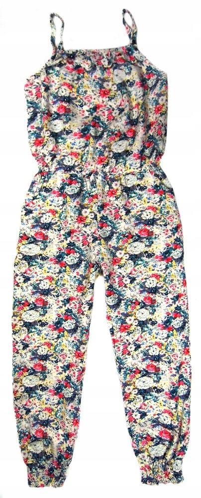 

kwiatowy letni kombinezon 368 Amelie 14Y multicolo