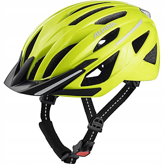 Kask rowerowy Alpina Haga be visible gloss r. 51-56 cm lampka Led