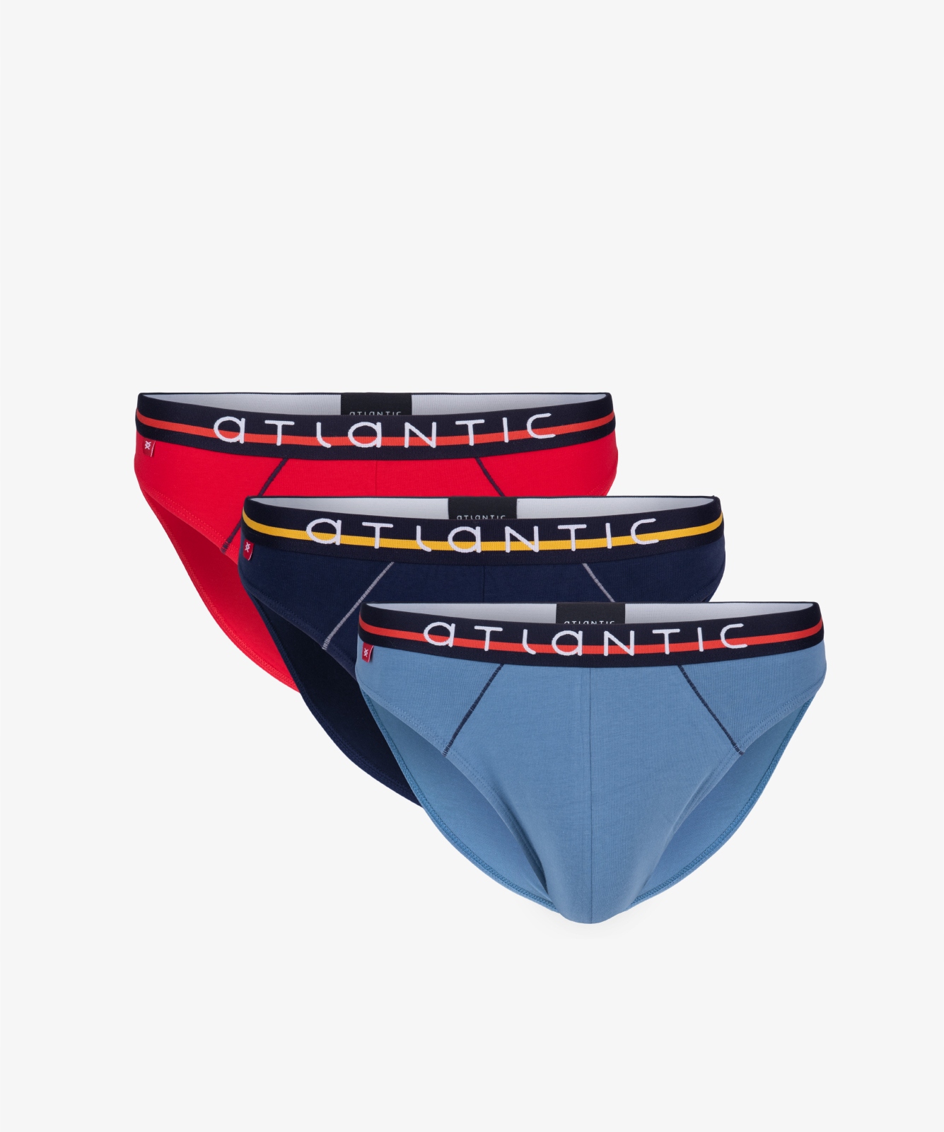 

3-PACK Solid Slipy męskie Atlantic 3MP-083 r. S