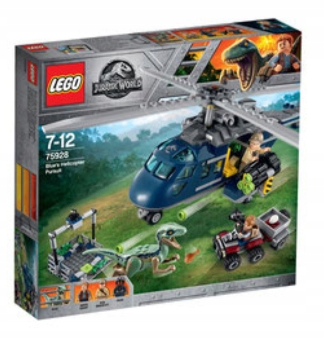Lego Jurassic World Pościg za śmigłowcem 75928