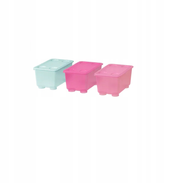 IKEA pudełka pojemniki na drobiazgi GLIS 3szt.