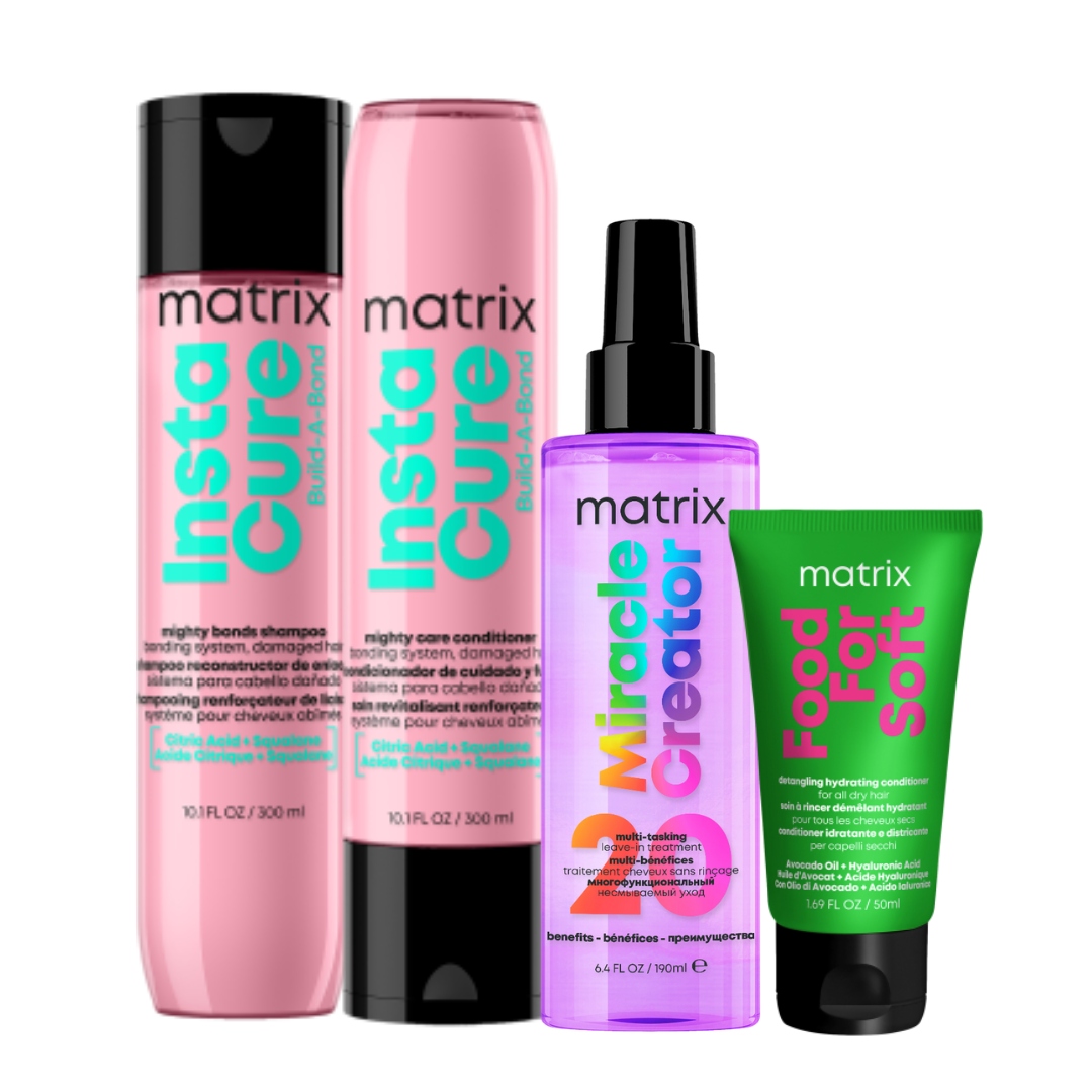 Matrix Instacure Build-A-Bond: szampon, odżywka, Miracle Creator spray 20w1
