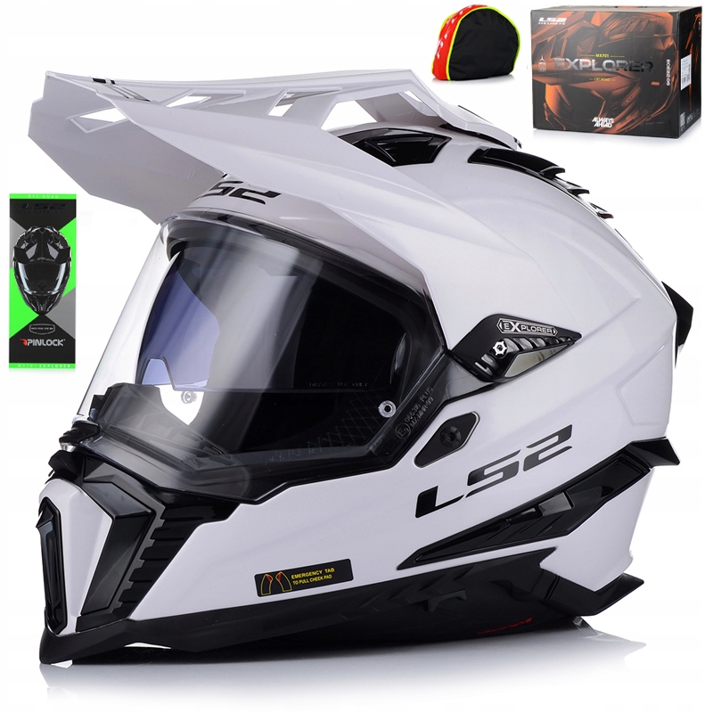 Motocyklová Prilba LS2 MX701 Explorer Sklo Pinlock Blenda 22.06
