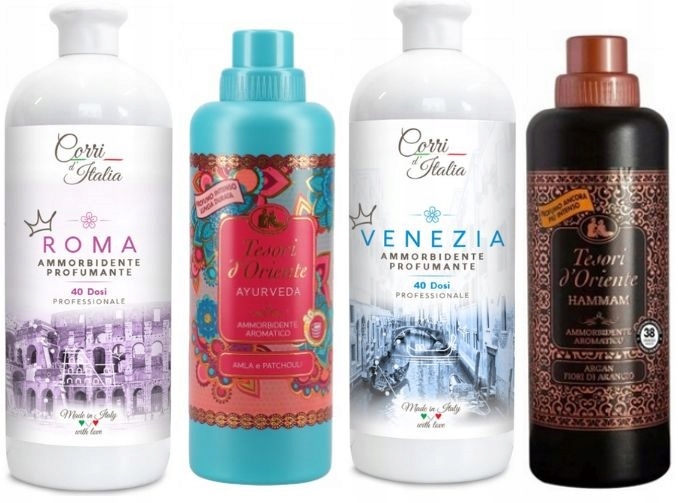 Sada 4 Krásných Tekutin Corri d`ITALIA a Tesori d`ORIENTE Ravh