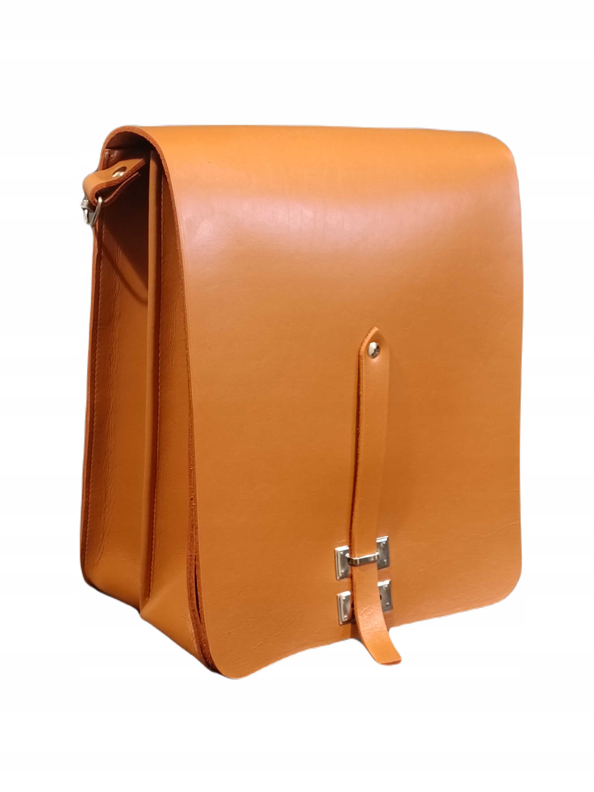 Torba myśliwska skórzana raportówka RD-2 Szampański