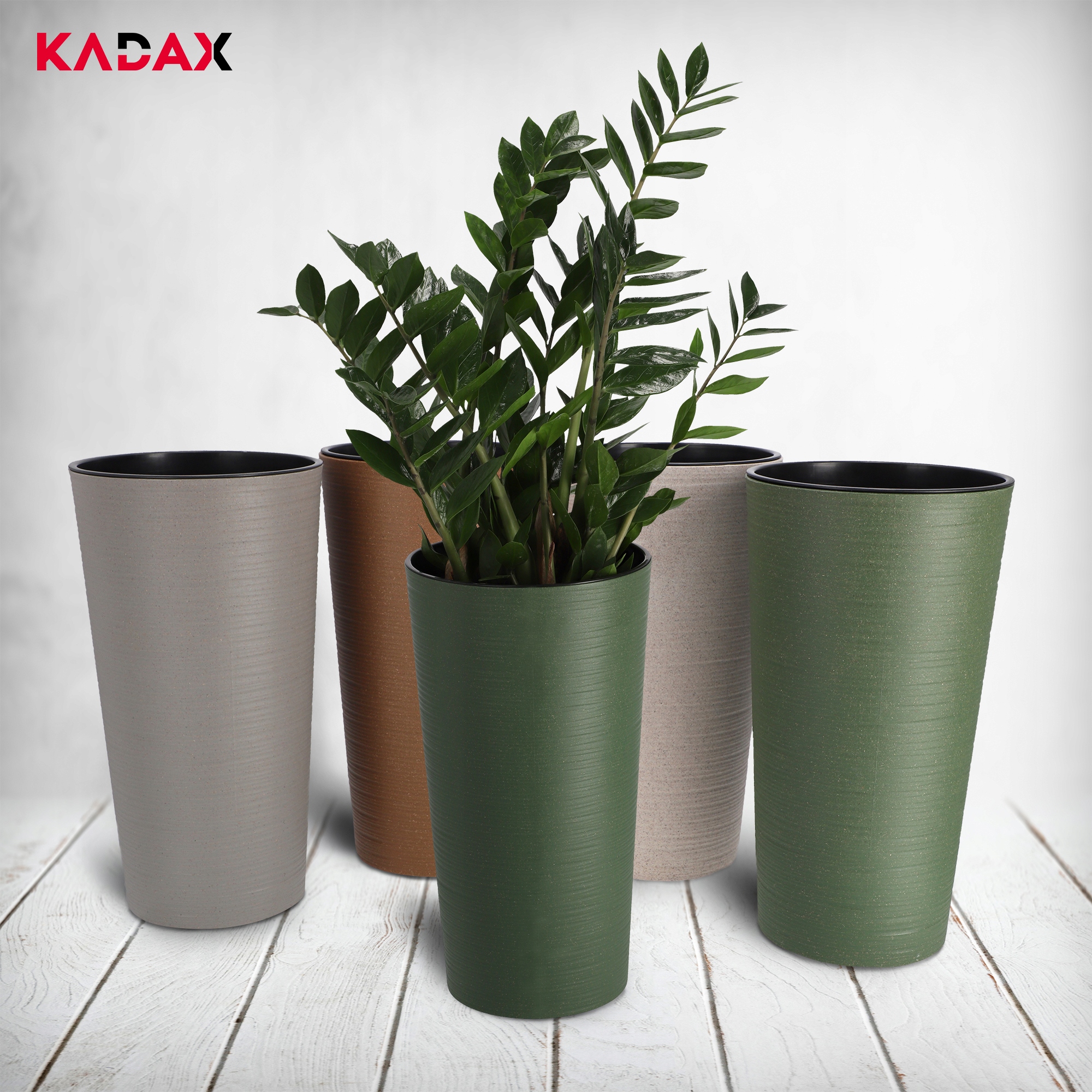 DONICZKA OSŁONKA NA KWIATY EKOLOGICZNA ZIELEŃ 30cm Marka Kadax